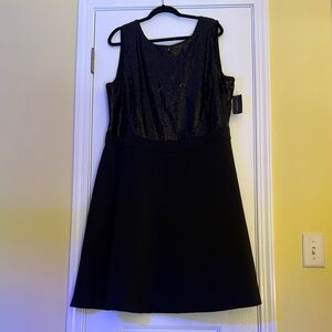 Lane Bryant Black Sleeveless Dress